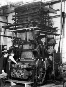 The last Kidderminster loom, operated by TA Naylor Co, was scrapped in December 1932